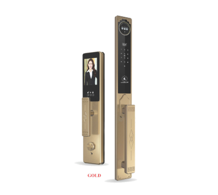 Khoá cửa thông minh Kassler KL968 CNC Gold Face ID, App wifi