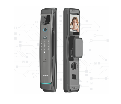 Khóa cửa điện tử SHARP S5-FDV App wifi, Face ID
