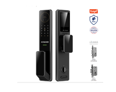 Khoá thông minh Avolock AL-82FRVT-B nhận diện khuôn mặt Face ID, App wifi