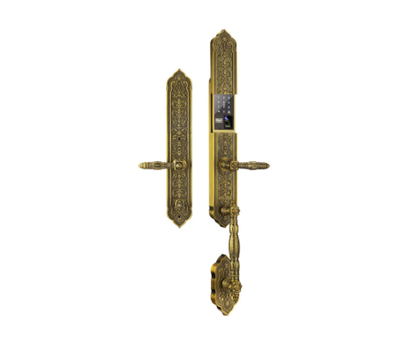 Khóa cửa vân tay - App Wifi tân cổ điển Demax EL888 GB BRASS màu đồng thau - Của Đức