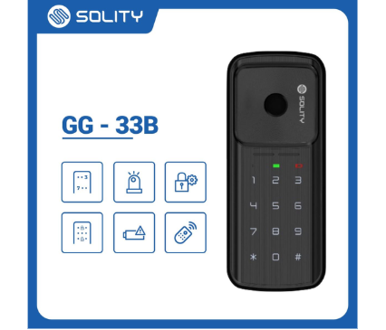 Khóa cửa điện tử Solity GG-33B