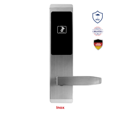 Khóa cửa thẻ từ Avolock AS 18 màu inox