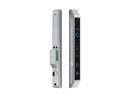 Khóa cửa nhôm thông minh Hubert HB CNI7 EU Gray App wifi, Face ID