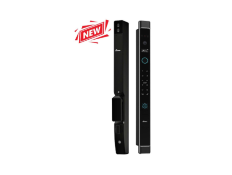 Khoá cửa nhôm vân tay Demax EL906 BL CNC Face ID, App Wifi, camera chuống cửa Của Đức