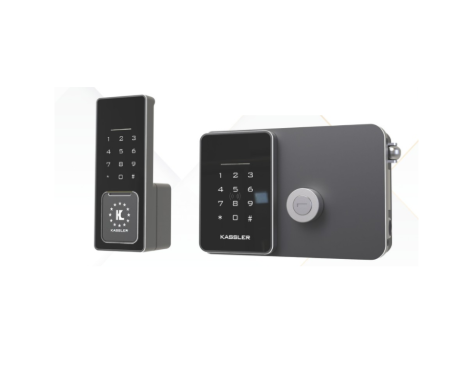 Khóa cửa cổng vân tay Kassler KL-579 CNC Silver Grey App TTlock