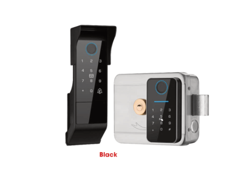 Khóa cửa cổng vân tay Avolock AG 49 Black App, Remote