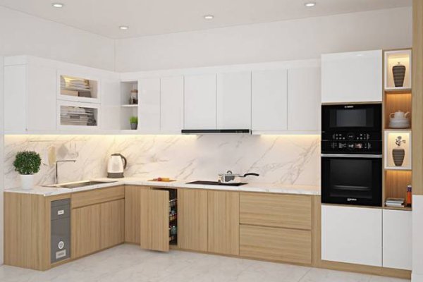 Tủ bếp Laminate mẫu mới 11