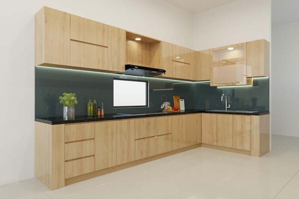 Tủ bếp Laminate mẫu mới 12