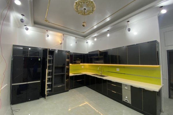 Tủ bếp nhôm kính mẫu mới 13