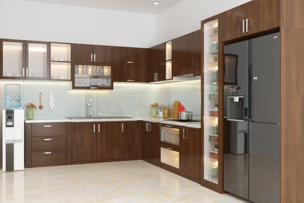 Tủ bếp Laminate mẫu mới 14