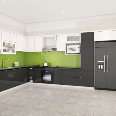 Tủ bếp Acrylic mẫu mới 46