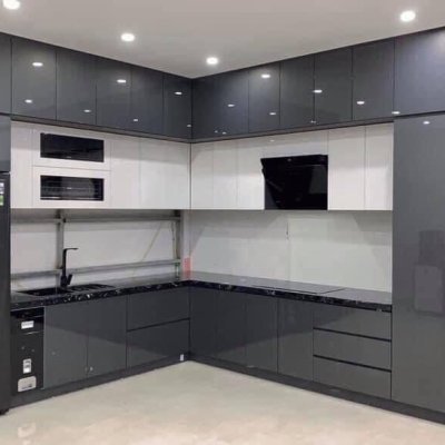 Tủ bếp Acrylic mẫu mới 48