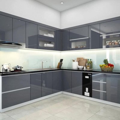 Tủ bếp Acrylic mẫu mới 53