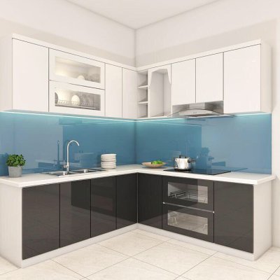 Tủ bếp Acrylic mẫu mới 54