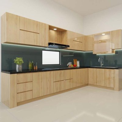 Tủ bếp Laminate mẫu mới 19