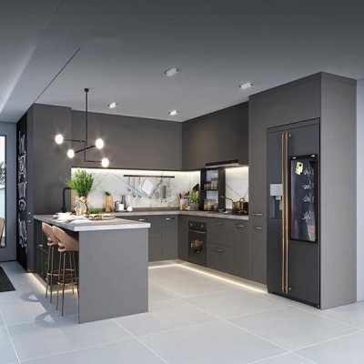 Tủ bếp Acrylic mẫu mới 60