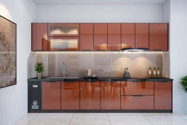 Tủ bếp thùng Inox hiện đại 27