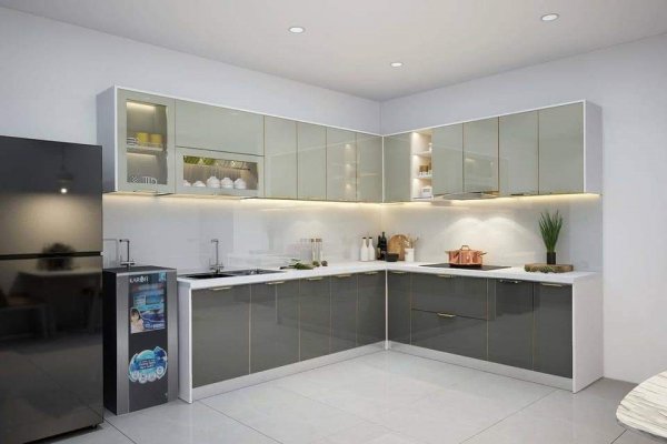 Tủ bếp thùng Inox hiện đại 42