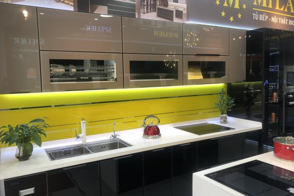 Tủ bếp thùng Inox hiện đại 44