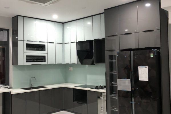 Tủ bếp thùng Inox hiện đại 14