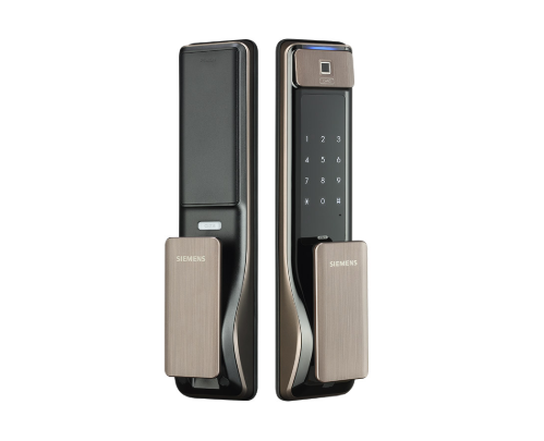 Khóa cửa vân tay Siemens C621 màu vàng champagne