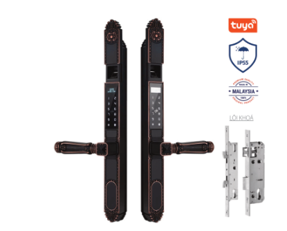 Khoá vân tay cửa nhôm Avolock AN-391 App, Remote