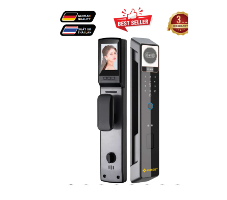 Khóa cửa vân tay Hubert HB CG88 Black Face ID