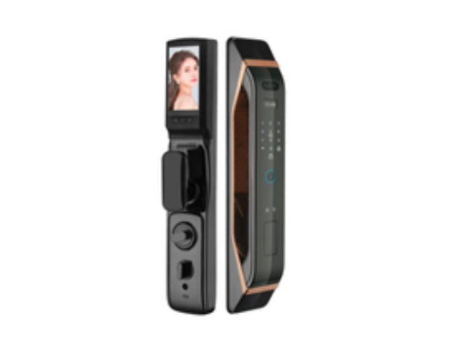 Khóa cửa vân tay Hubert HB CG87 Copper Face ID, App wifi của Đức