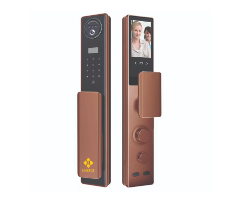 Khóa cửa vân tay Hubert HB CG88 Amber Gold Face ID, App wifi