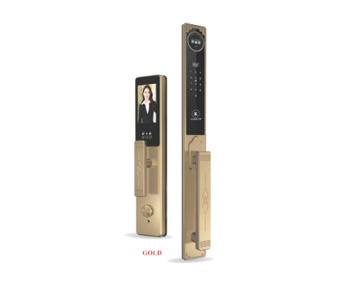 Khoá cửa vân tay Kassler KL968 CNC Gold Face ID, App wifi, remote