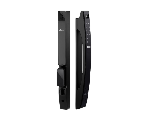 Khoá cửa nhôm vân tay Demax EL902 BL nhận diện khuôn mặt Face Id 3D, chống nước IP56 - Của Đức