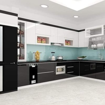 Tủ bếp Acrylic mẫu mới 61