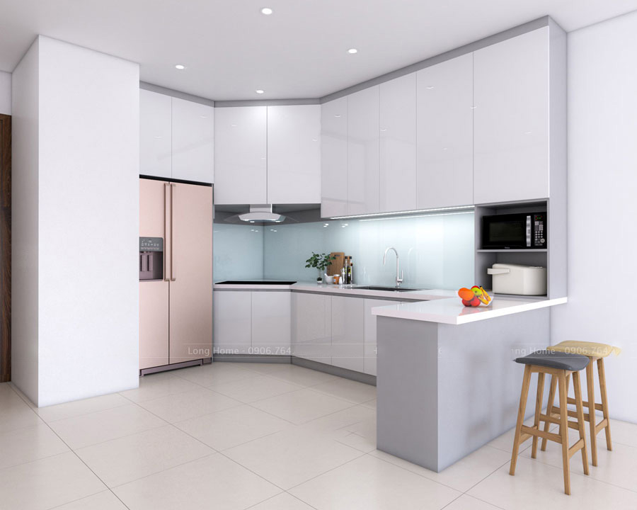 Tủ bếp nhựa Composite 10