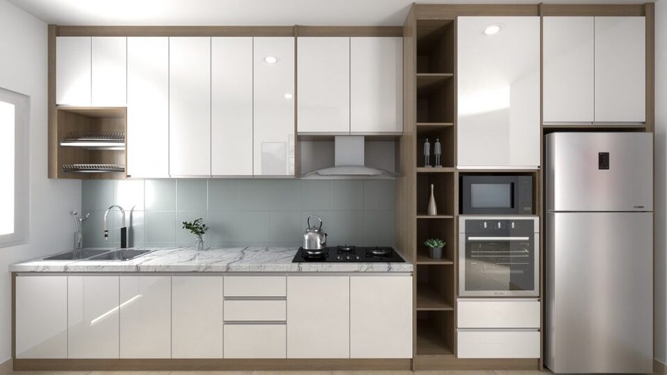 Tủ bếp nhựa Composite 5