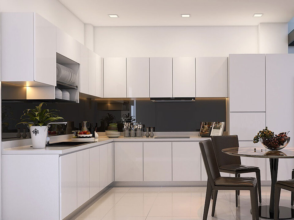 Tủ bếp nhựa Composite 1
