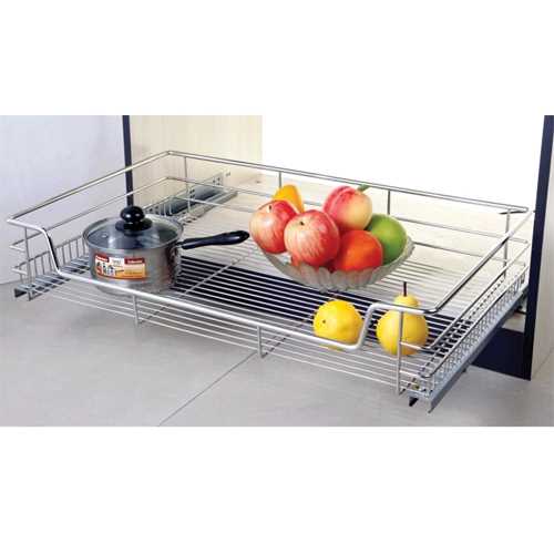 Giá xoong nồi âm tủ gắn cánh ray giảm chấn EuroGold EG6160