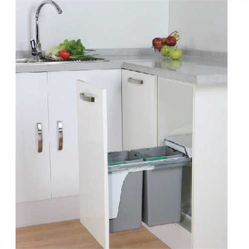 Thùng rác gắn cánh âm tủ Eurogold BL300